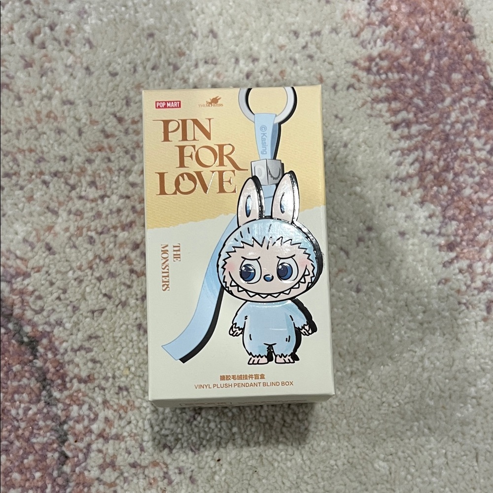 Pop Mart Pin for Love The Monsters Vinyl Plush Pendant